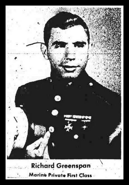 Richard Greenspan, Nutley NJ, KIA Vietnam, 