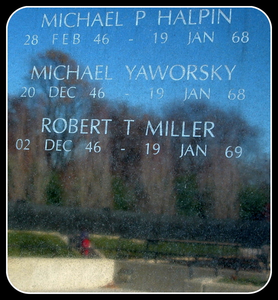 Michael Halpin, KIA Vietnam, NJ Vietnam Memorial, © 2004 A Buccino,