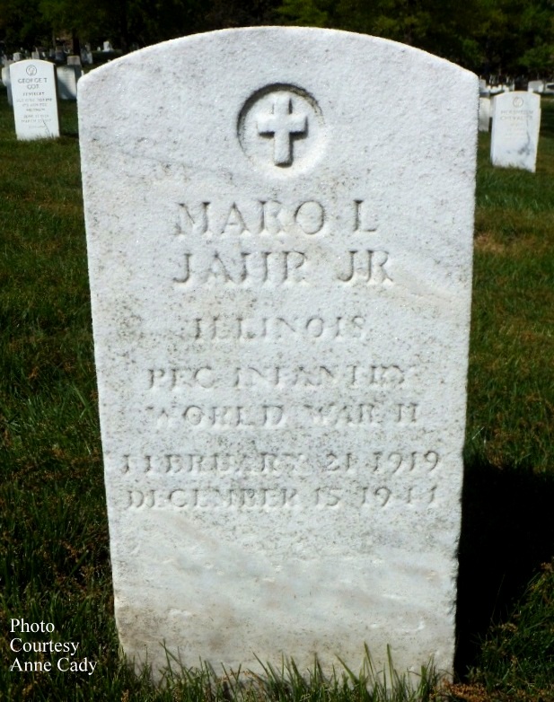 Pfc. Maro I. Jahr, of Nuley, N.J., KIA Dec. 15, 1944, in Germany.