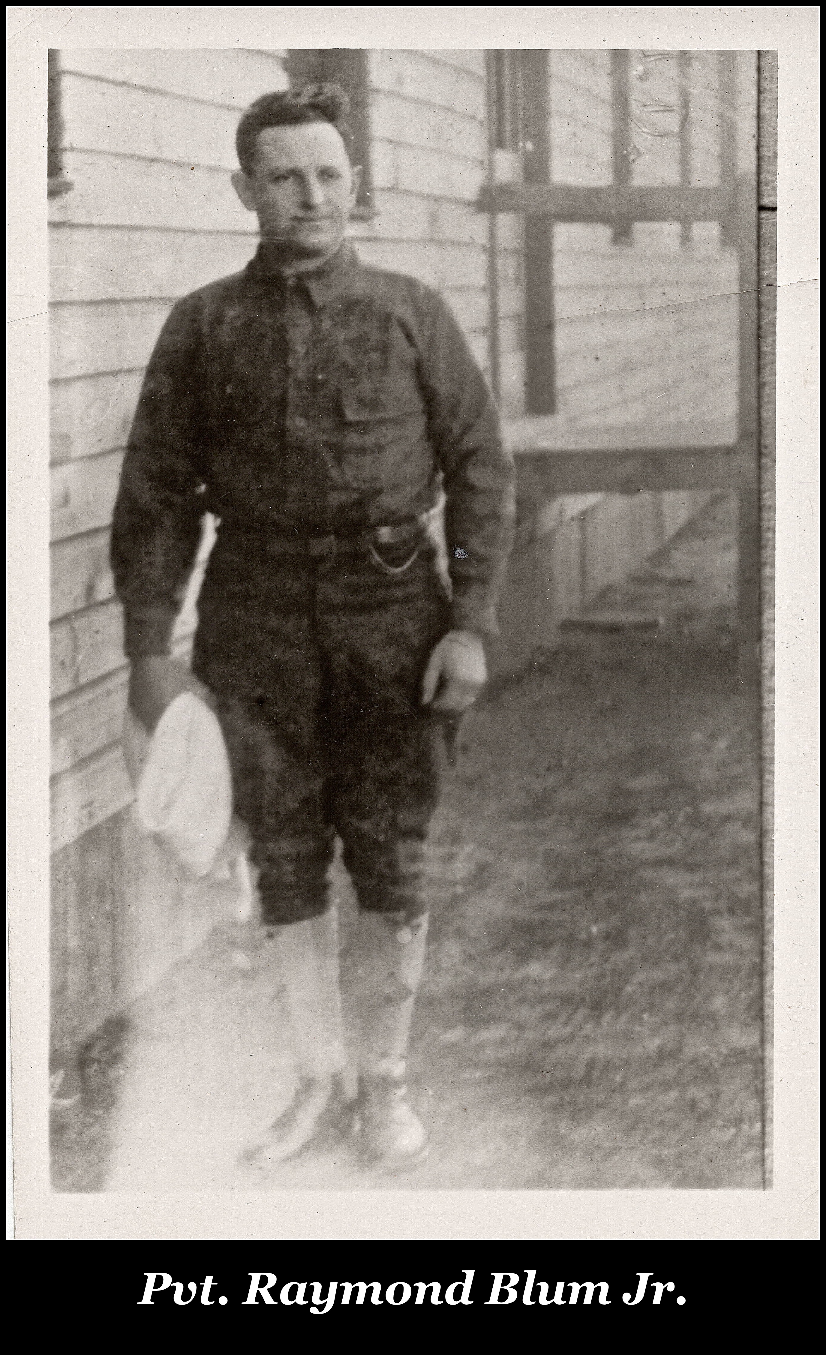 Pvt. Raymond Blum Jr., KIA WW1, Grand Pre, France