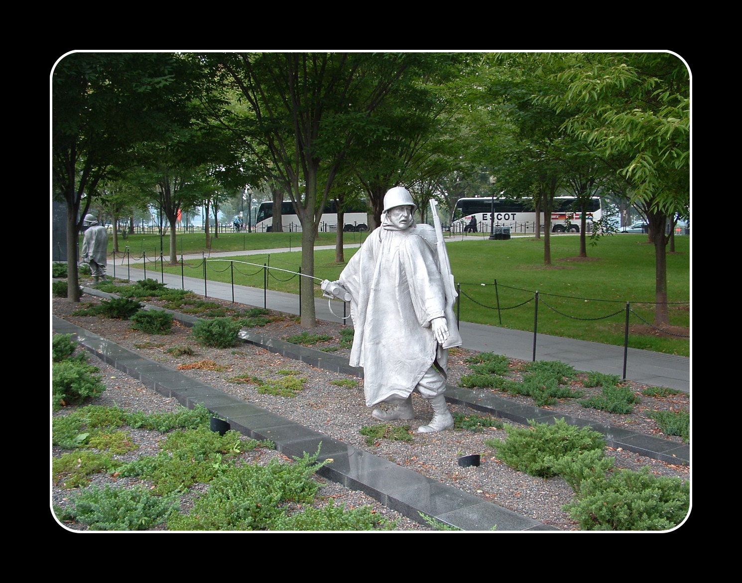 National Korean War Veterans Memorial, Washington DC,Photo  2005 by Anthony Buccino