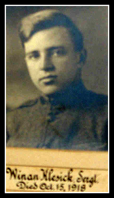 Winan Klesick, NSHR, WW1, d Oct 15 1918,